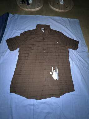 One of a kind Garcia Grateful Dead Billabong  Short Sleeve Button-Up Shirt